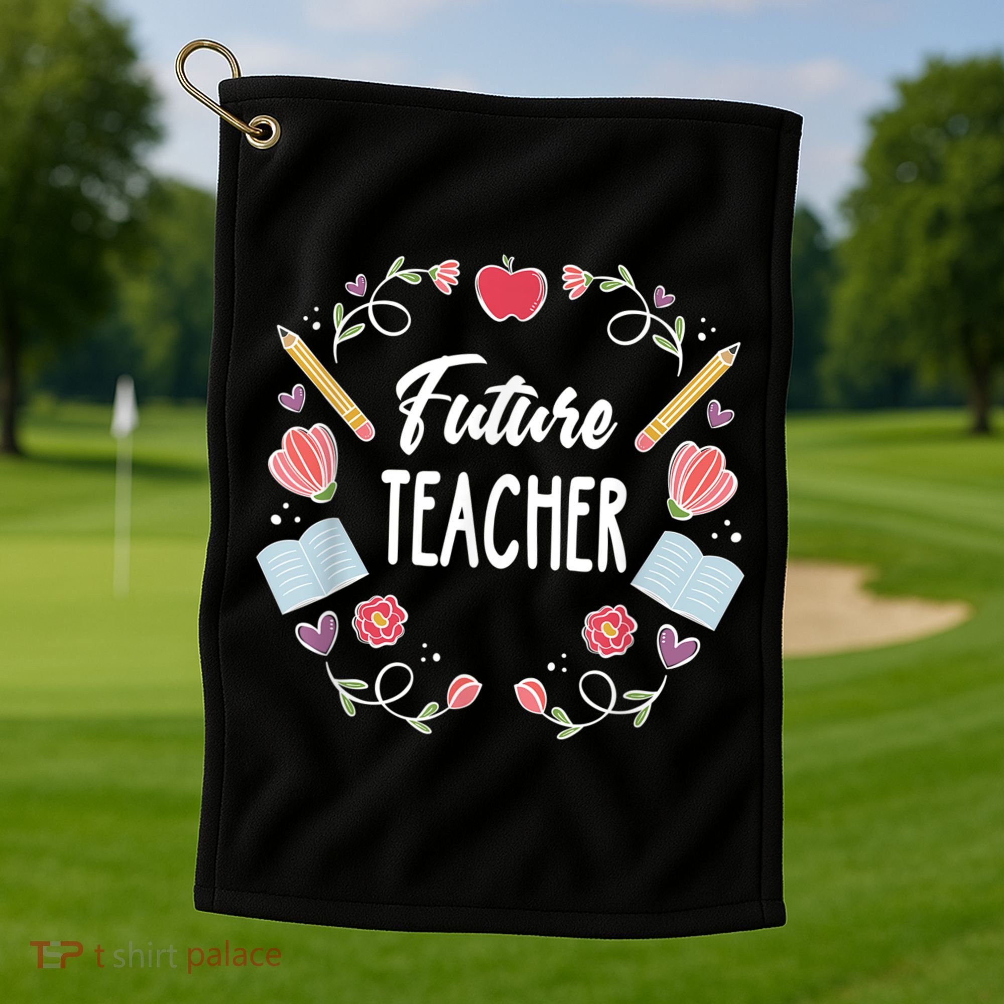 Future Teacher Golf Towel