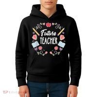 Future Teacher Kids Hoodie thumb 4