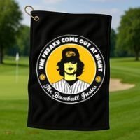 Funny The Freaks Come Out At Night The Baseball Furies Golf Towel thumb 1