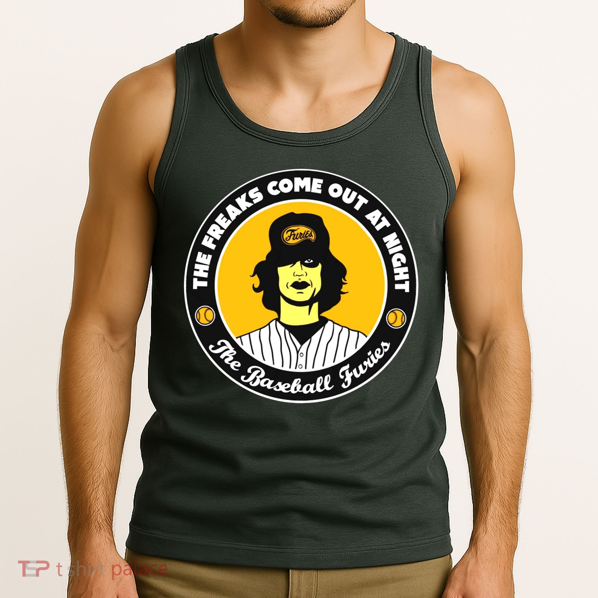Funny The Freaks Come Out At Night The Baseball Furies Tank Top