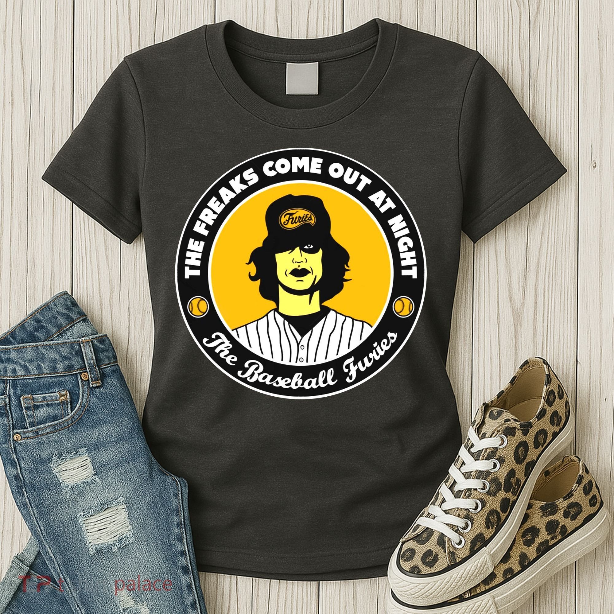 Funny The Freaks Come Out At Night The Baseball Furies Women's T-Shirt