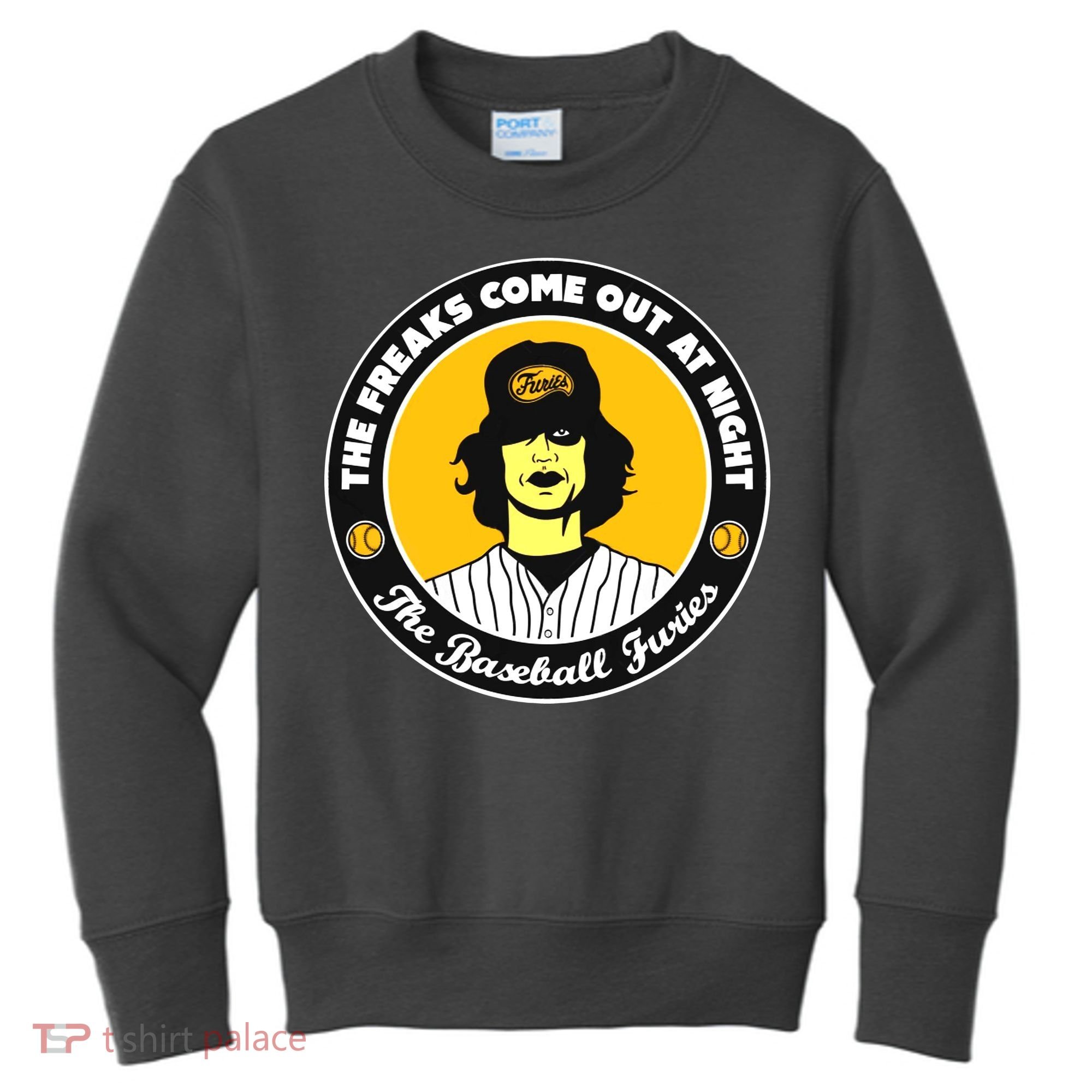 Funny The Freaks Come Out At Night The Baseball Furies Kids Sweatshirt