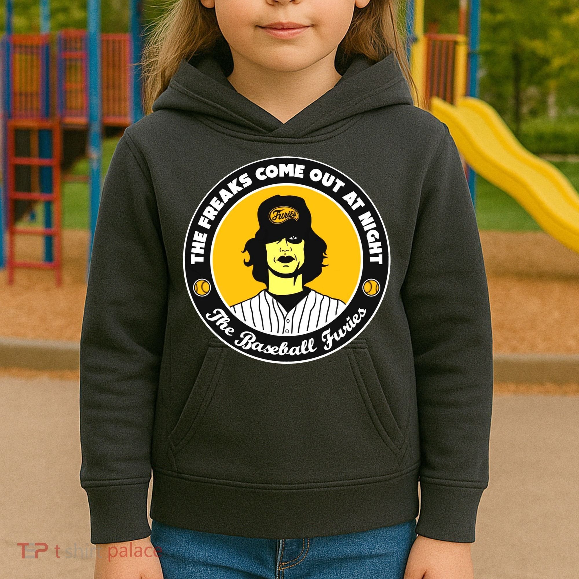 Funny The Freaks Come Out At Night The Baseball Furies Kids Hoodie