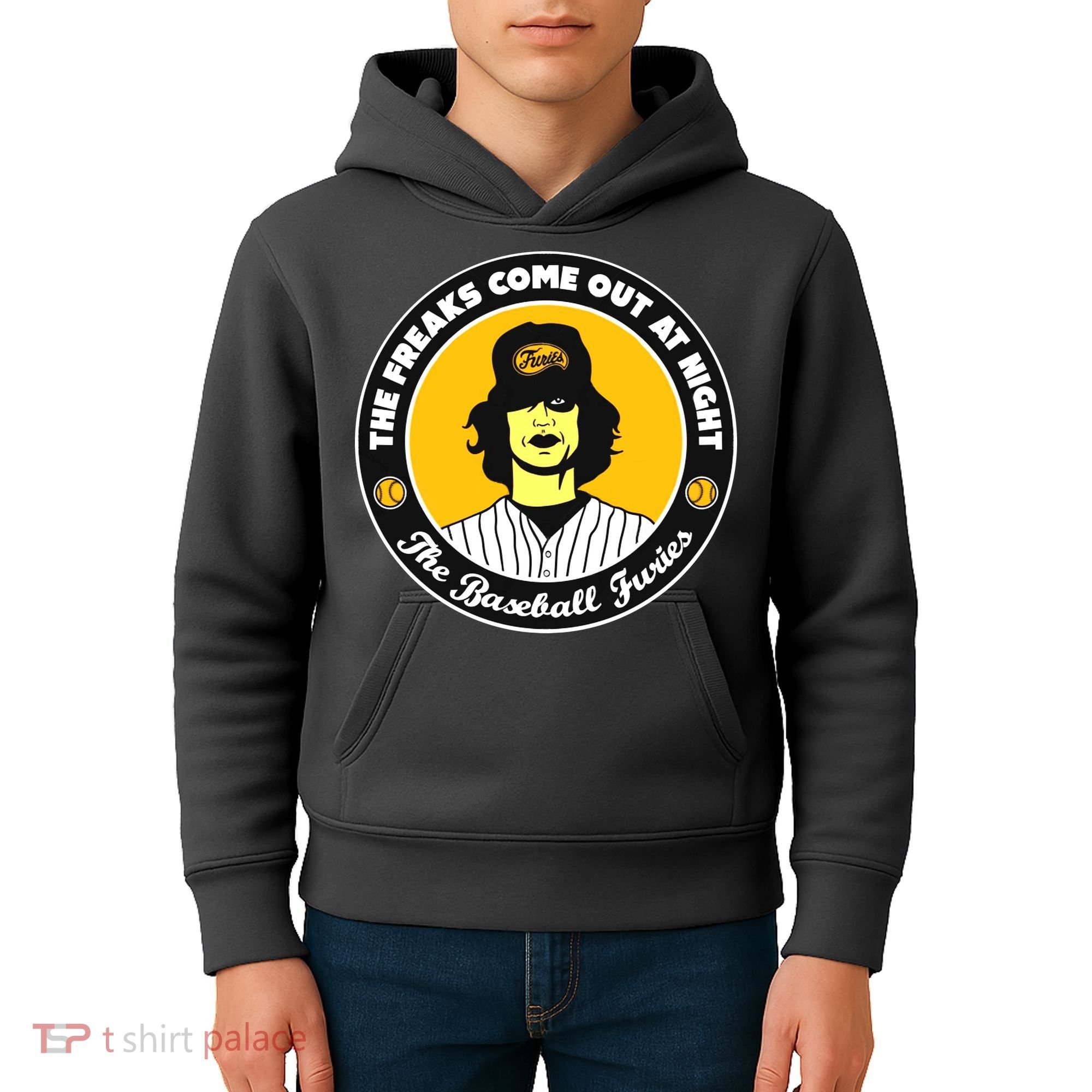 Funny The Freaks Come Out At Night The Baseball Furies Kids Hoodie