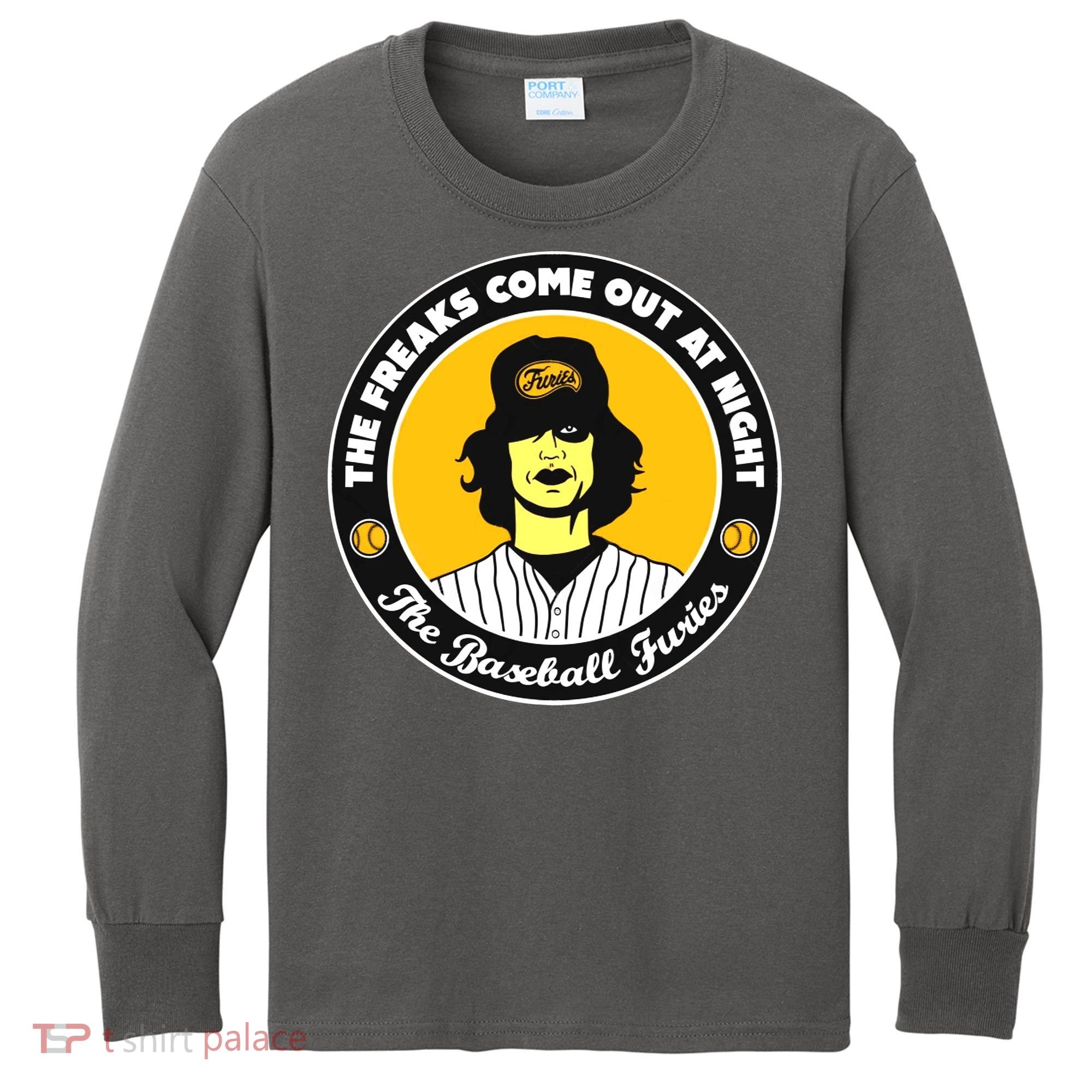 Funny The Freaks Come Out At Night The Baseball Furies Kids Long Sleeve Shirt