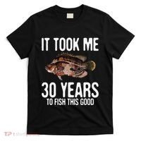 Funny Tripletail Fishing 30th Birthday 30 Years To Fish T-Shirt thumb 0