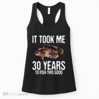 Funny Tripletail Fishing 30th Birthday 30 Years To Fish Women's Tank Top thumb 0