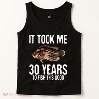 Funny Tripletail Fishing 30th Birthday 30 Years To Fish Tank Top thumb 2