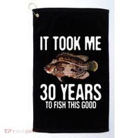 Funny Tripletail Fishing 30th Birthday 30 Years To Fish Golf Towel thumb 0