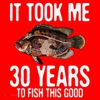 Funny Tripletail Fishing 30th Birthday 30 Years To Fish Santa Hat thumb 1