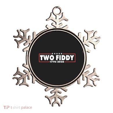 Funny Two Fiddy USA America 250th Anniversary Ornament