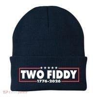Funny Two Fiddy USA America 250th Anniversary Beanie thumb 0