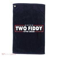 Funny Two Fiddy USA America 250th Anniversary Golf Towel thumb 0