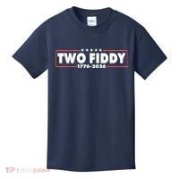 Funny Two Fiddy USA America 250th Anniversary Kids T-Shirt thumb 0