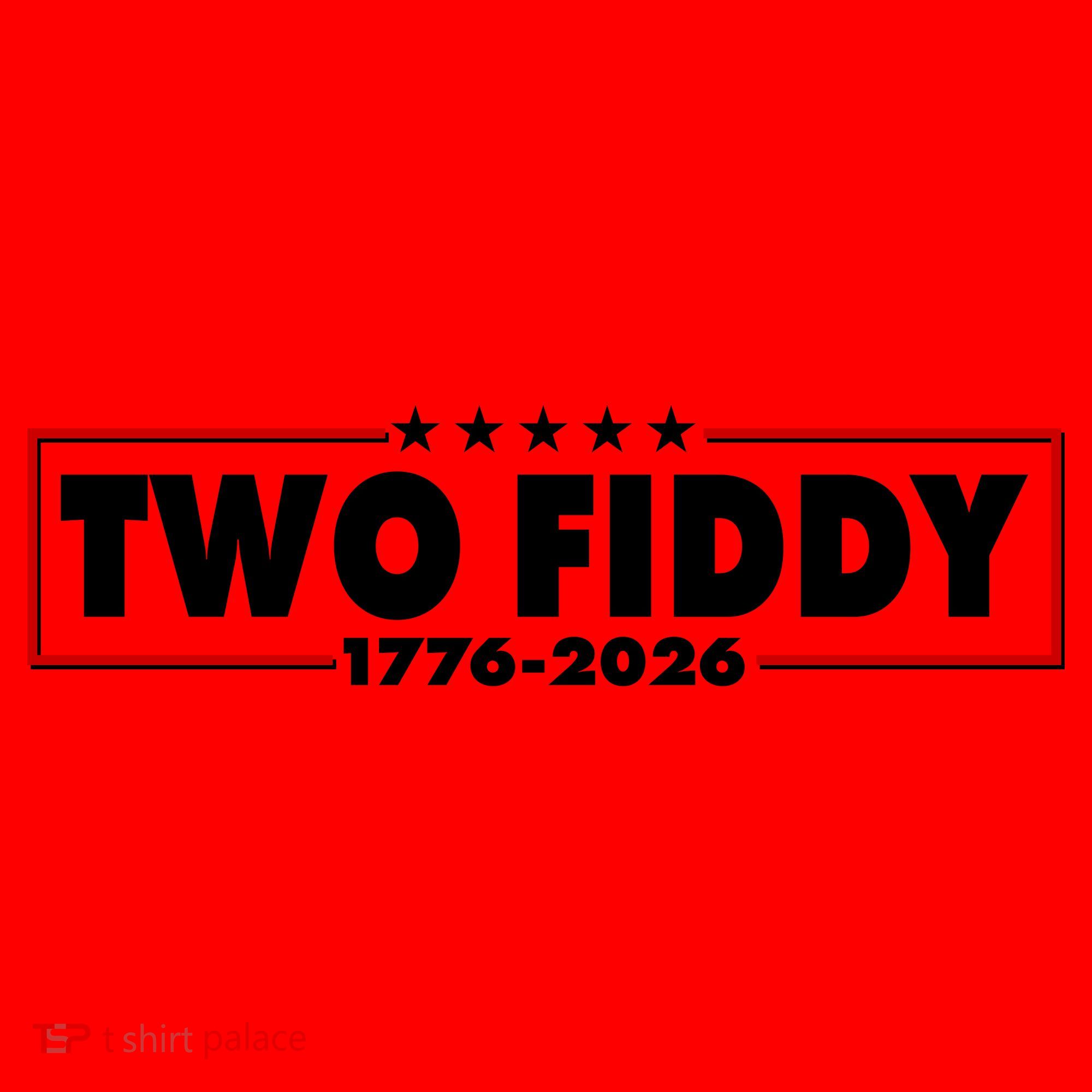 Funny Two Fiddy USA America 250th Anniversary Santa Hat