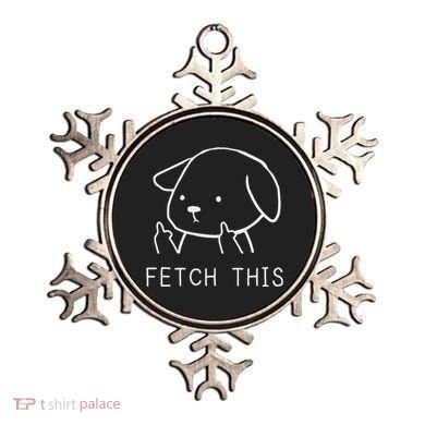 Fetch This Funny Crude Dog Lover Gift Ornament