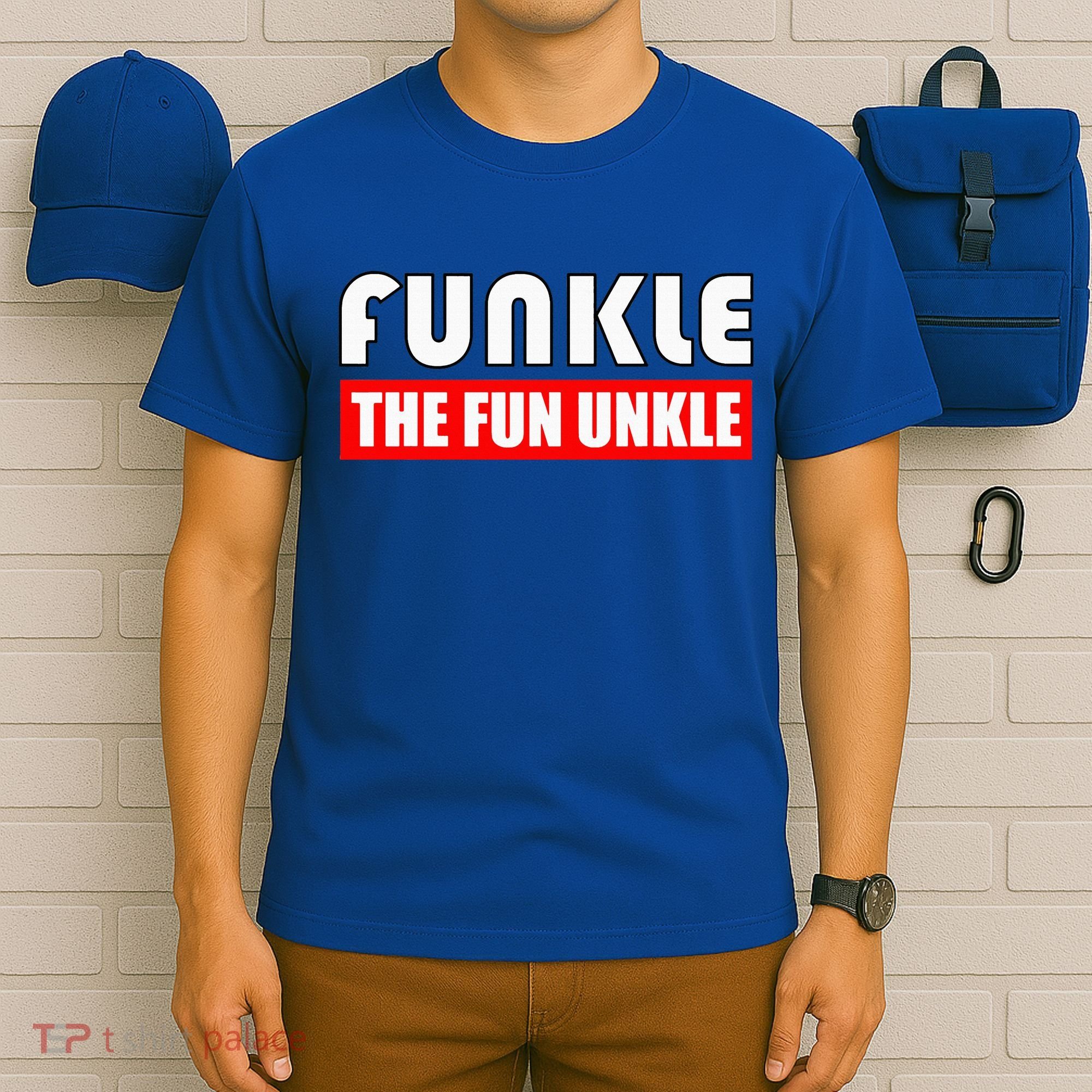 Funkle The Fun Uncle Fun Families Nephews T-Shirt