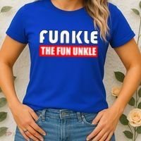 Funkle The Fun Uncle Fun Families Nephews Women's T-Shirt thumb 2