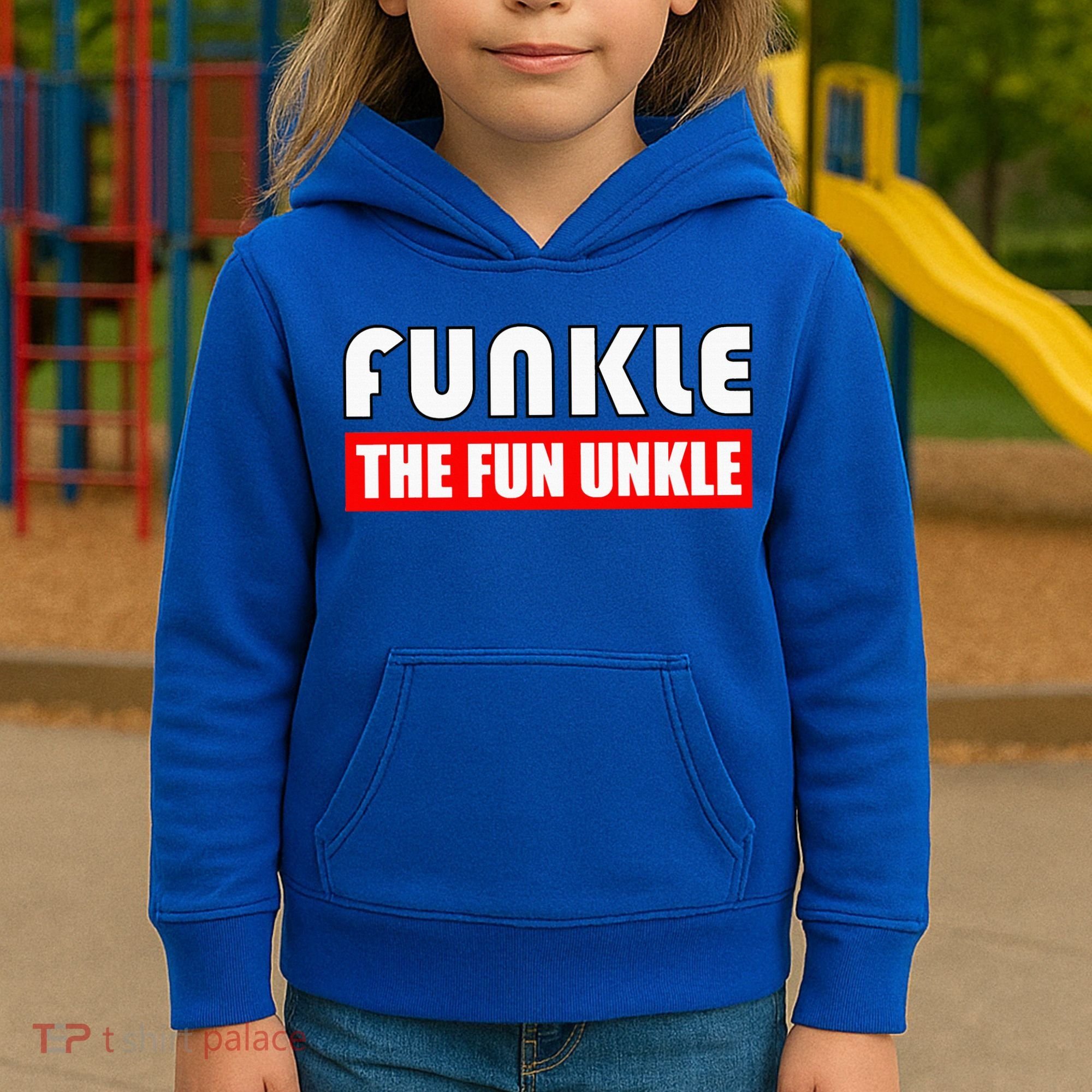 Funkle The Fun Uncle Fun Families Nephews Kids Hoodie