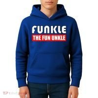 Funkle The Fun Uncle Fun Families Nephews Kids Hoodie thumb 4