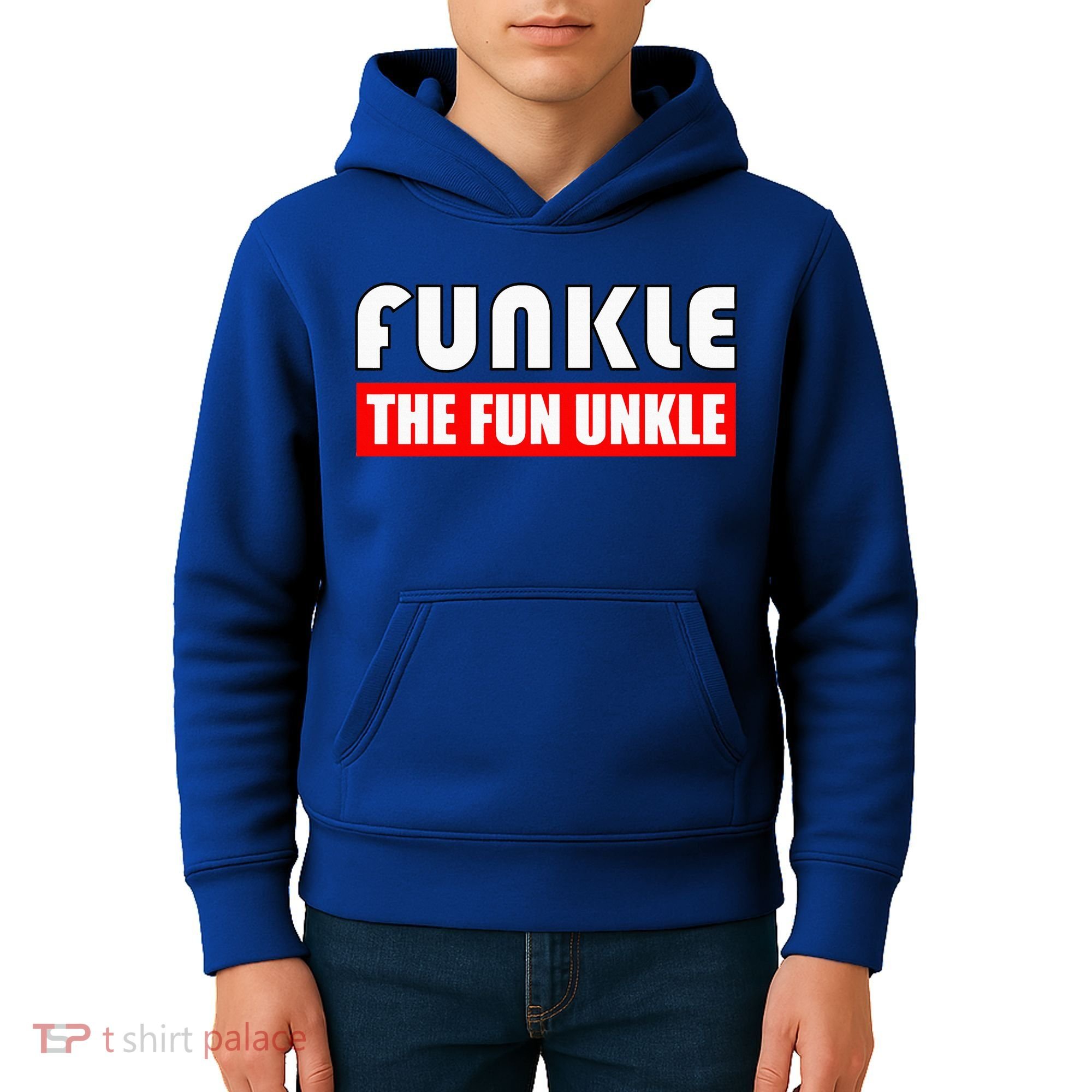 Funkle The Fun Uncle Fun Families Nephews Kids Hoodie