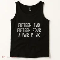 Fifn Two Fifn Four A Pair Is Six Cribbage Fan Tank Top thumb 2