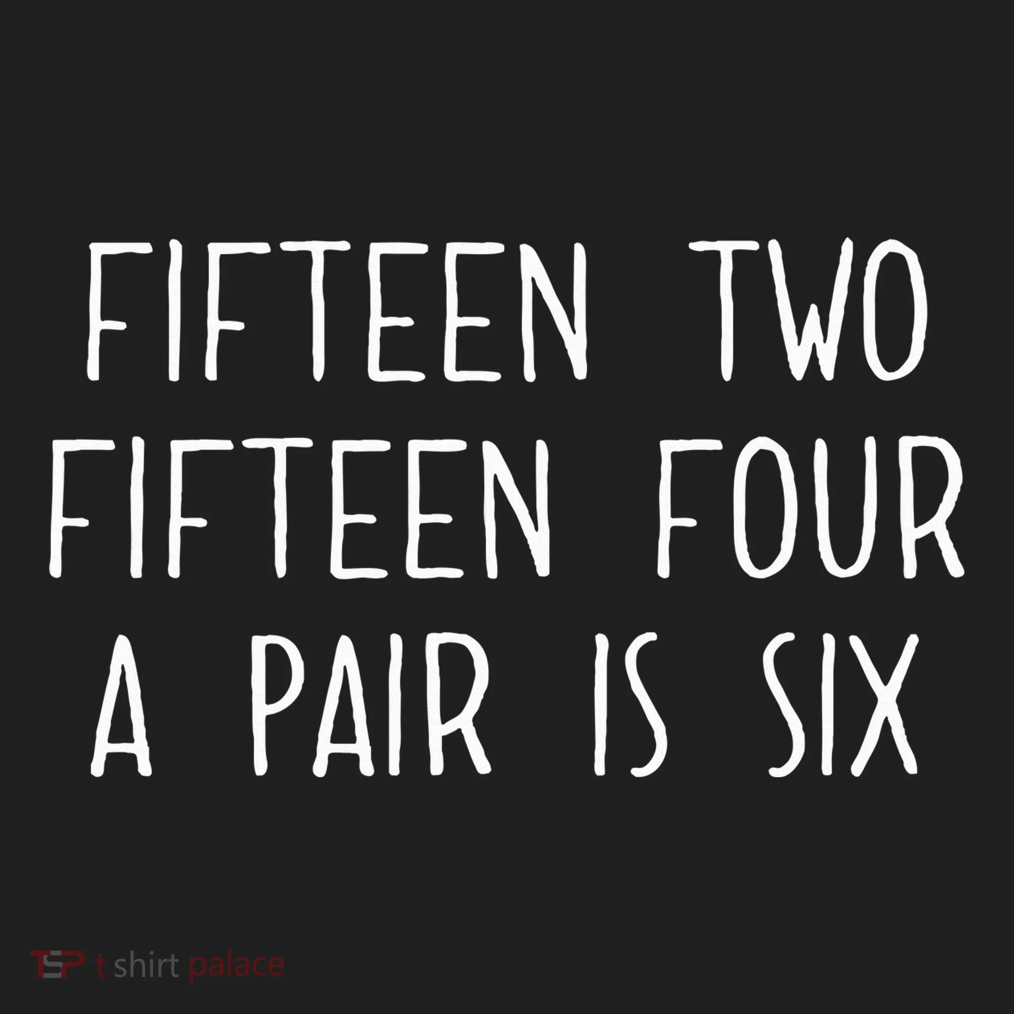 Fifn Two Fifn Four A Pair Is Six Cribbage Fan Golf Towel