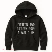 Fifn Two Fifn Four A Pair Is Six Cribbage Fan Kids Hoodie thumb 0