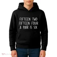Fifn Two Fifn Four A Pair Is Six Cribbage Fan Kids Hoodie thumb 4