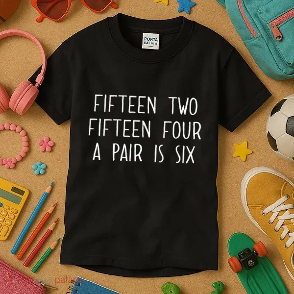 Fifn Two Fifn Four A Pair Is Six Cribbage Fan Kids T-Shirt