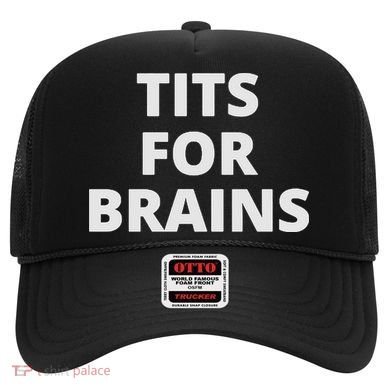 Funny Tits For Brains Sarcasm Saying Feminist Hat