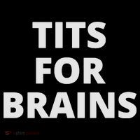 Funny Tits For Brains Sarcasm Saying Feminist Toddler Hoodie thumb 2