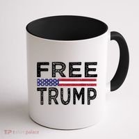 Free Trump, Free Donald Trump 2024 Coffee Mug thumb 1