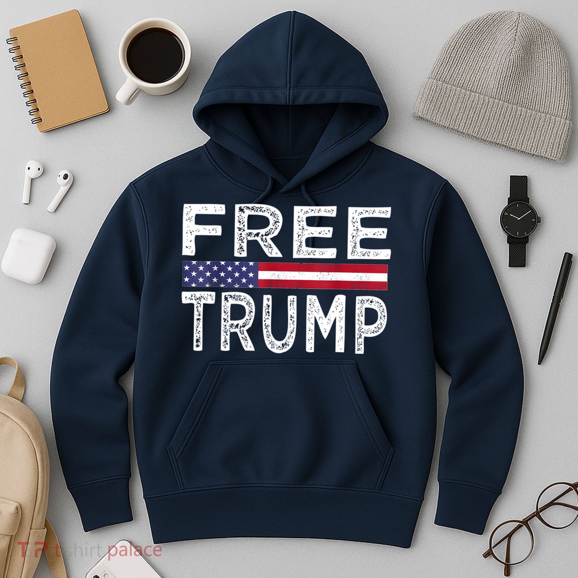 Free Trump, Free Donald Trump 2024 Hoodie