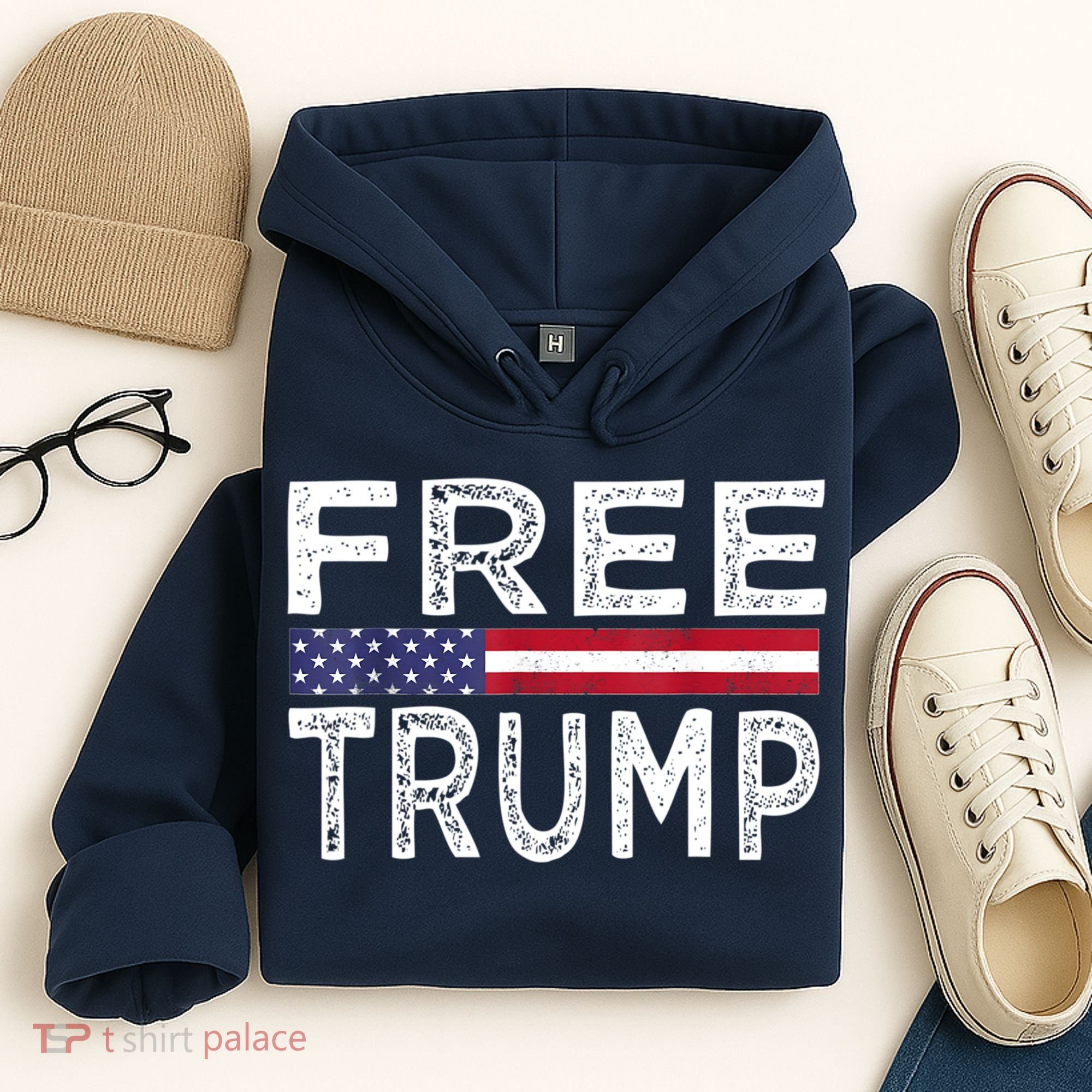 Free Trump, Free Donald Trump 2024 Hoodie