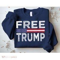 Free Trump, Free Donald Trump 2024 Sweatshirt thumb 2
