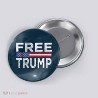 Free Trump, Free Donald Trump 2024 Button thumb 0