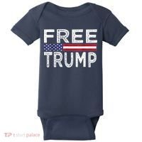 Free Trump, Free Donald Trump 2024 Baby Bodysuit thumb 0