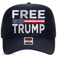 Free Trump, Free Donald Trump 2024 Hat thumb 0