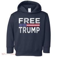 Free Trump, Free Donald Trump 2024 Toddler Hoodie thumb 0