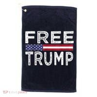 Free Trump, Free Donald Trump 2024 Golf Towel thumb 0