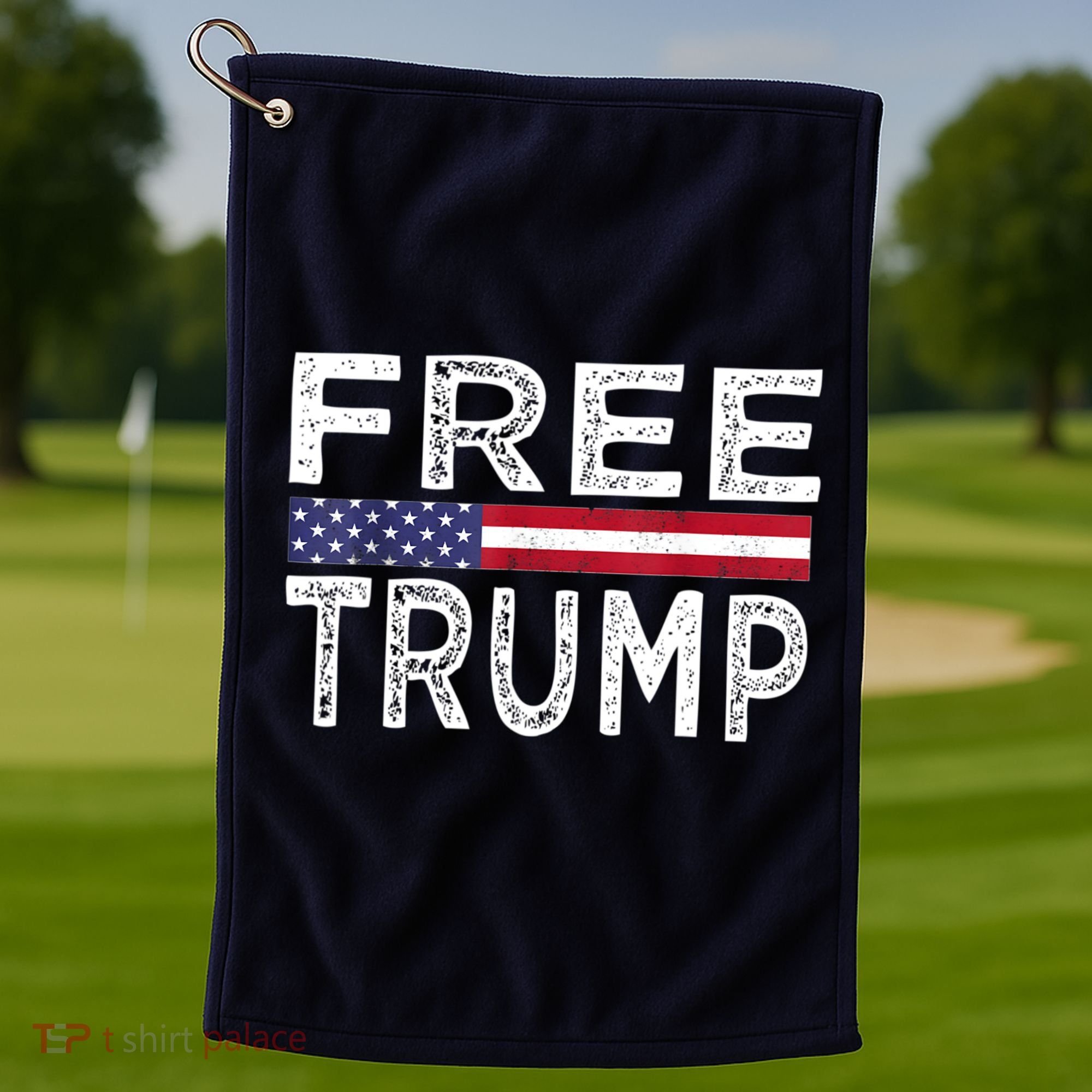 Free Trump, Free Donald Trump 2024 Golf Towel