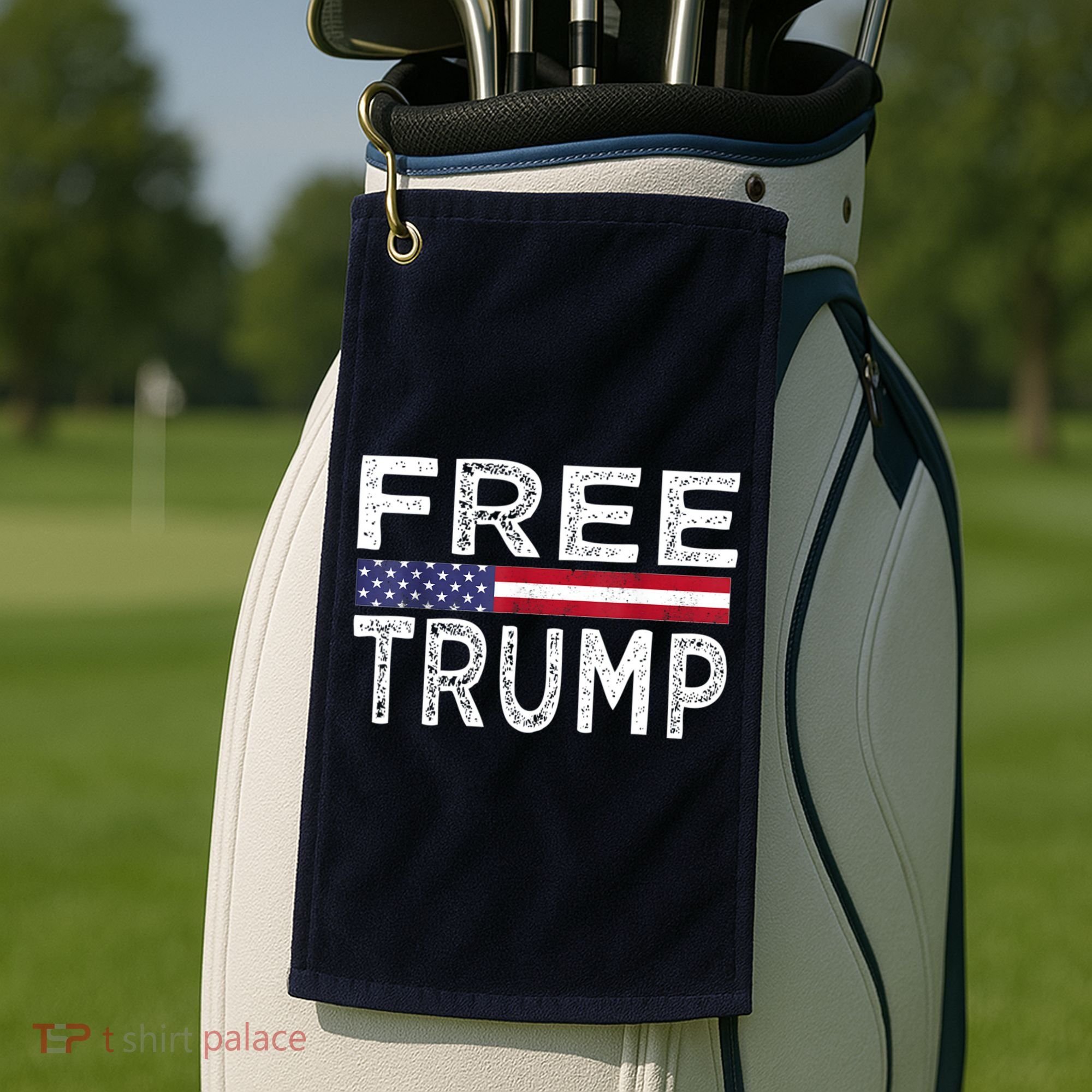 Free Trump, Free Donald Trump 2024 Golf Towel