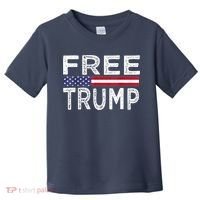 Free Trump, Free Donald Trump 2024 Toddler T-Shirt thumb 0