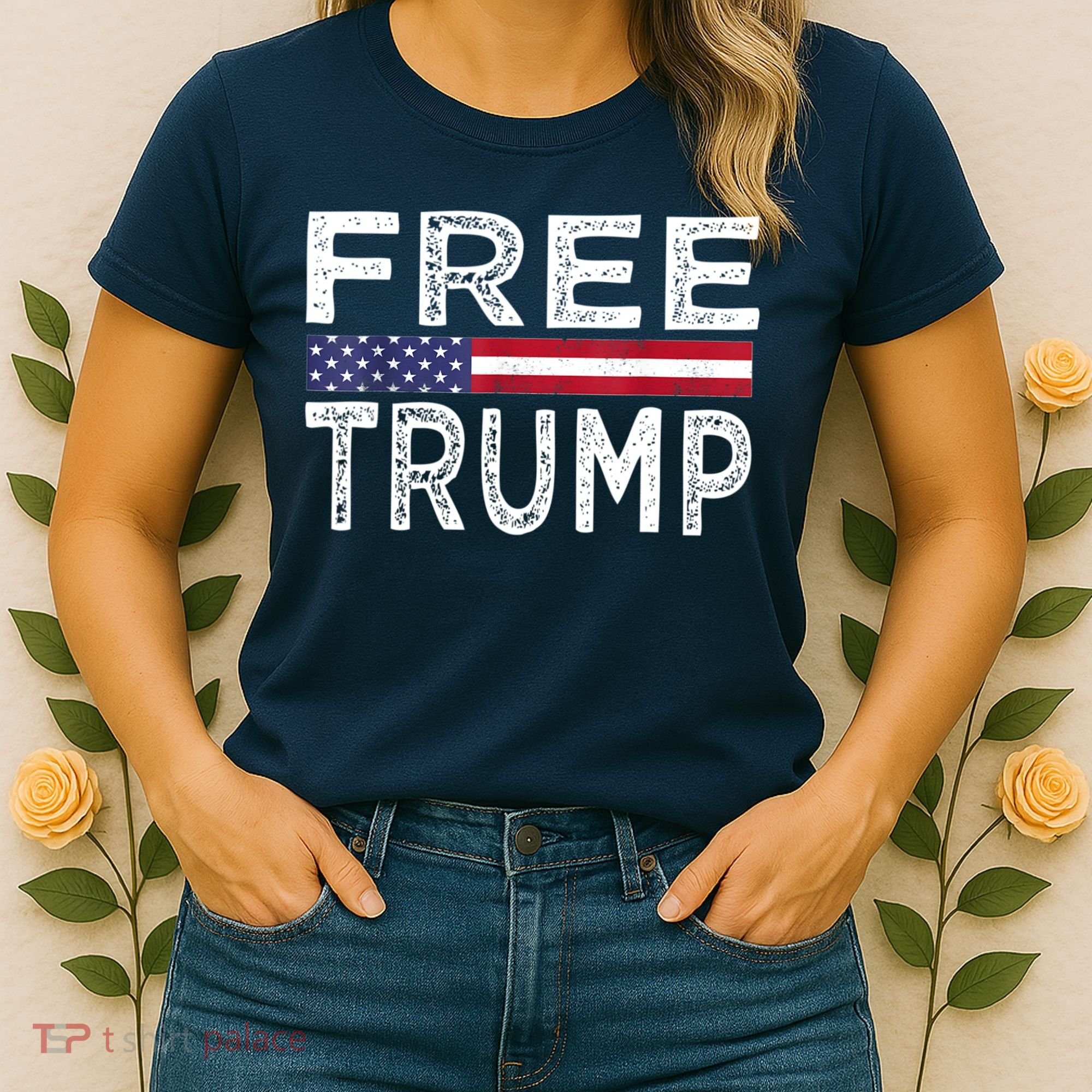 Free Trump, Free Donald Trump 2024 Women's T-Shirt