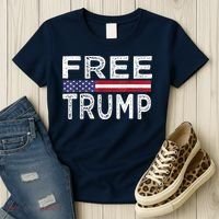 Free Trump, Free Donald Trump 2024 Women's T-Shirt thumb 3
