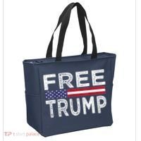 Free Trump, Free Donald Trump 2024 Tote Bag thumb 2