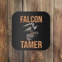 Falcon Tamer Falconry Trainer Hawker Ornithology Falconry Coaster thumb 0
