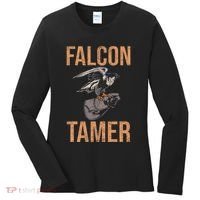 Falcon Tamer Falconry Trainer Hawker Ornithology Falconry Women's Long Sleeve Shirt thumb 0