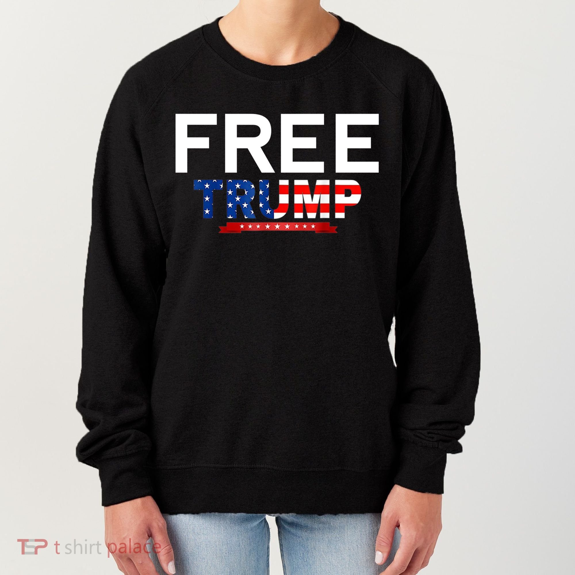 Free Trump, Free Donald Trump 2024 Women's Sweatshirt
